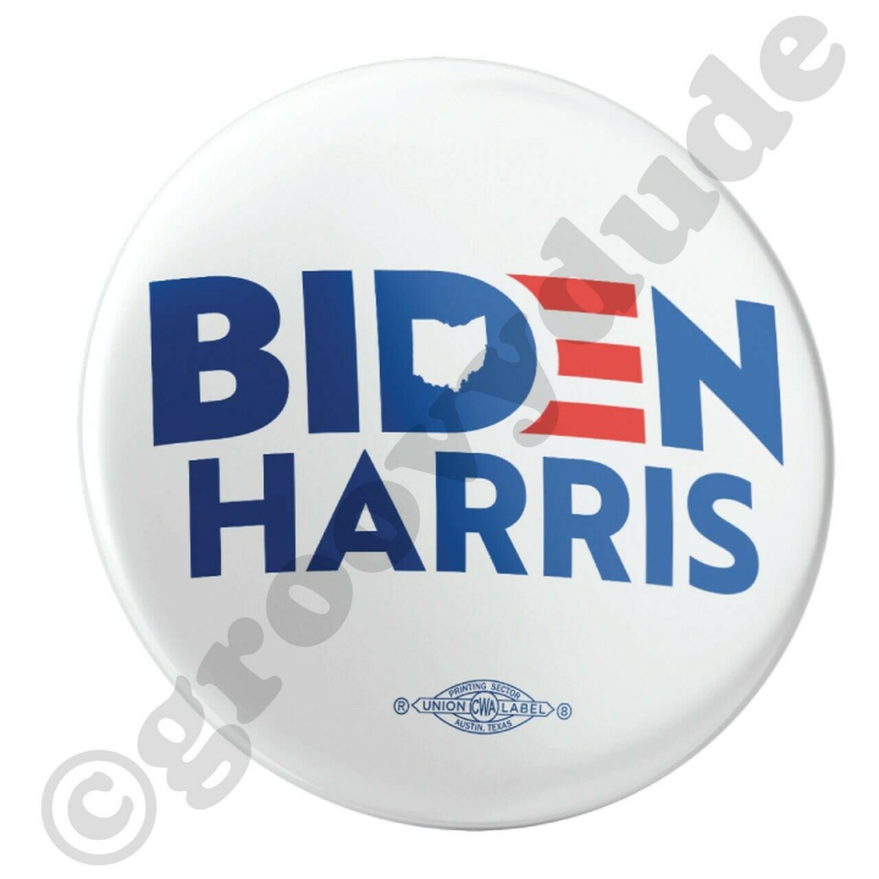 Official Ohio For Joe Biden President Harris 2020 Oh Campaign Pin Pinback Button
