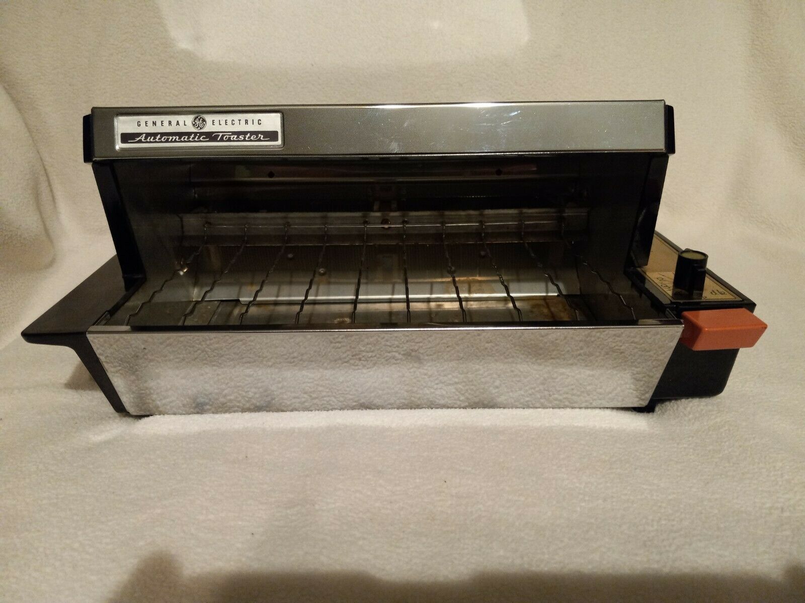 Vintage Deco Mid-century General Electric Automatic Toaster 22t15 Open Face
