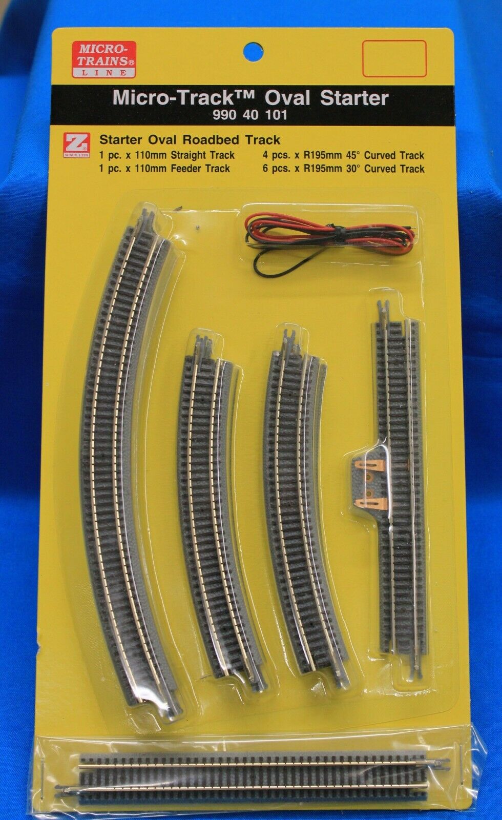 Z Scale - Micro-trains Mtl 990 40 101 Oval Starter Pack Track Set With Roadbed