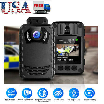 Boblov Mini Wearable Body Camera Night Vision Full Hd 1296p For Daily Protection