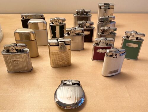 Vintage Ronson Lighter Lot 16, Typhoon, Rover, Standard, De-light, Adonis & More