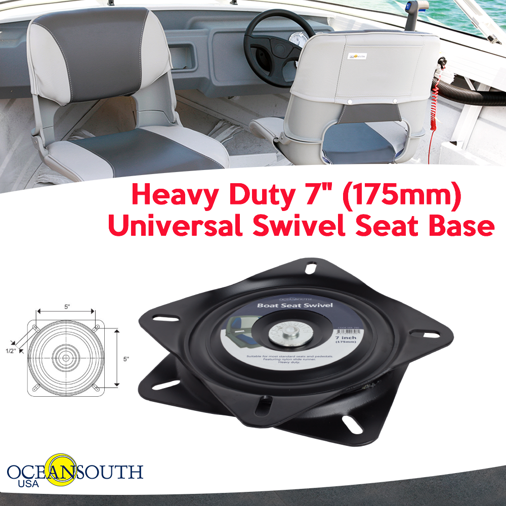 Oceansouth Heavy Duty Universal Swivel Seat Base 7″ (175mm)