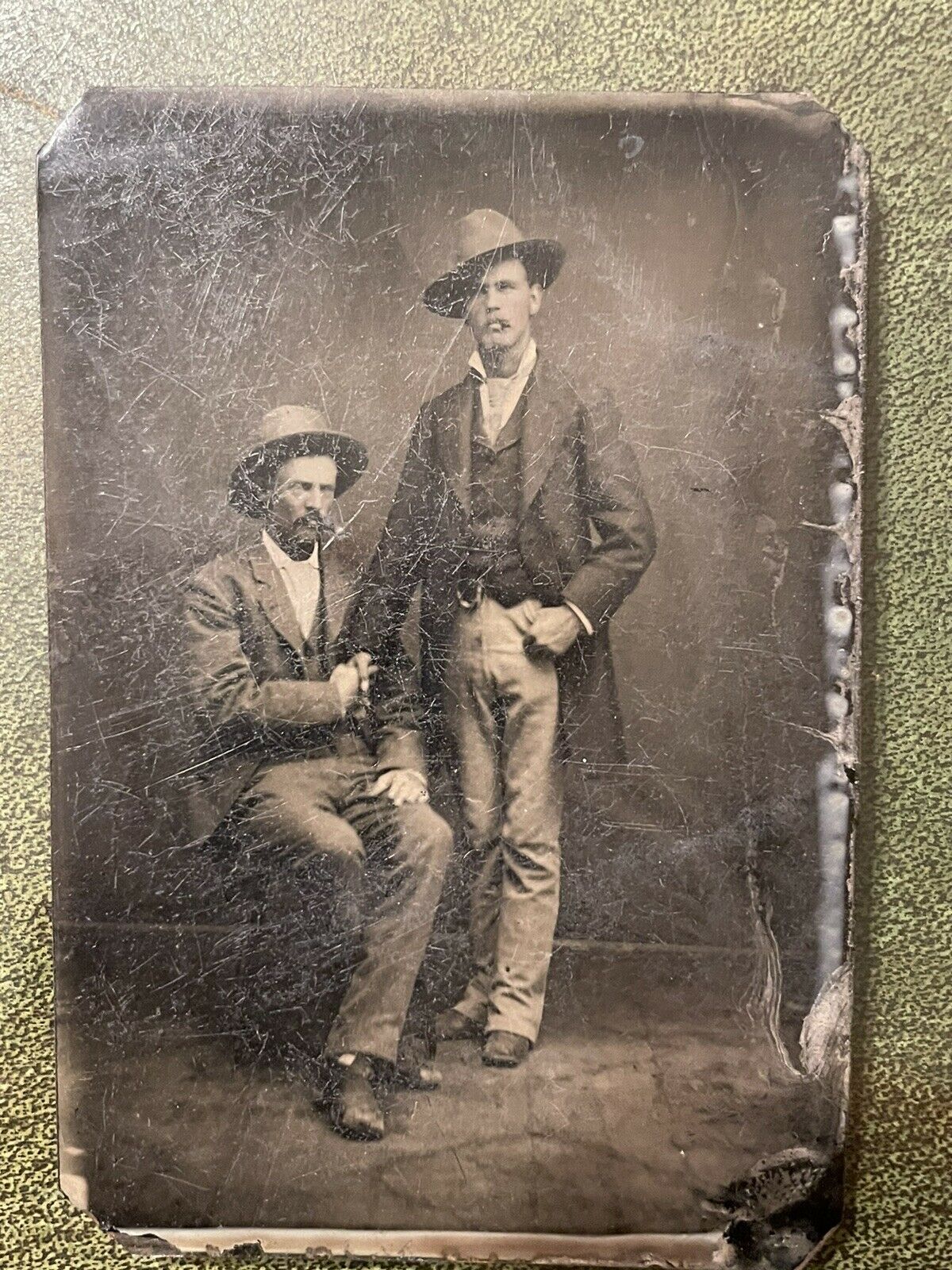 Victorian Tintype Two Men Holding Hands Gay Int (#15)