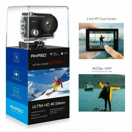 Akaso Ek7000 Pro Action Camera Touch Screen Sport Waterproof Outdoor Camcorder