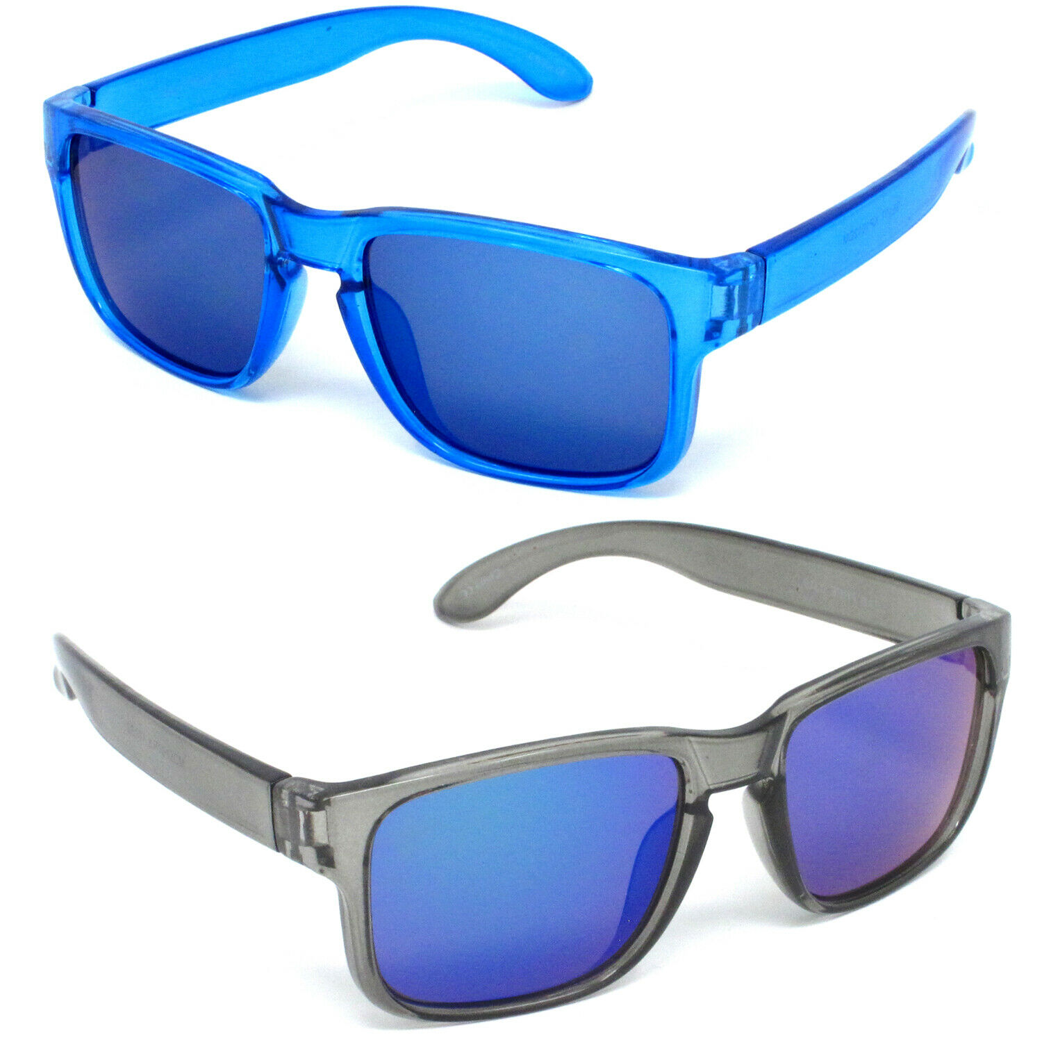 Boys Girls Sunglasses Kids Youth Uv 100% Fda Lead Free Color Mirror Lens