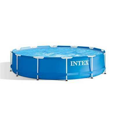 Intex 12 Foot X 30 Inches Metal Frame Pool, Pump Not Included (open Box)