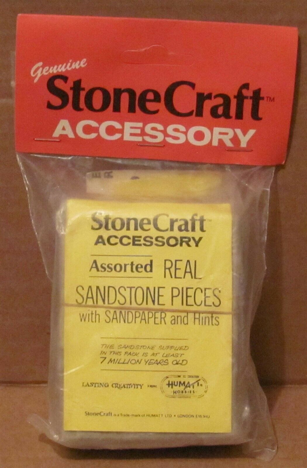 Stone Craft Accessory (7 Million Year Old Sandstone For Modeling Kits-assorted)