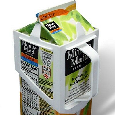 Carton Caddy® 1/2 Gallon (2 Liters) Milk Or Juice Carton Handle Great Gift