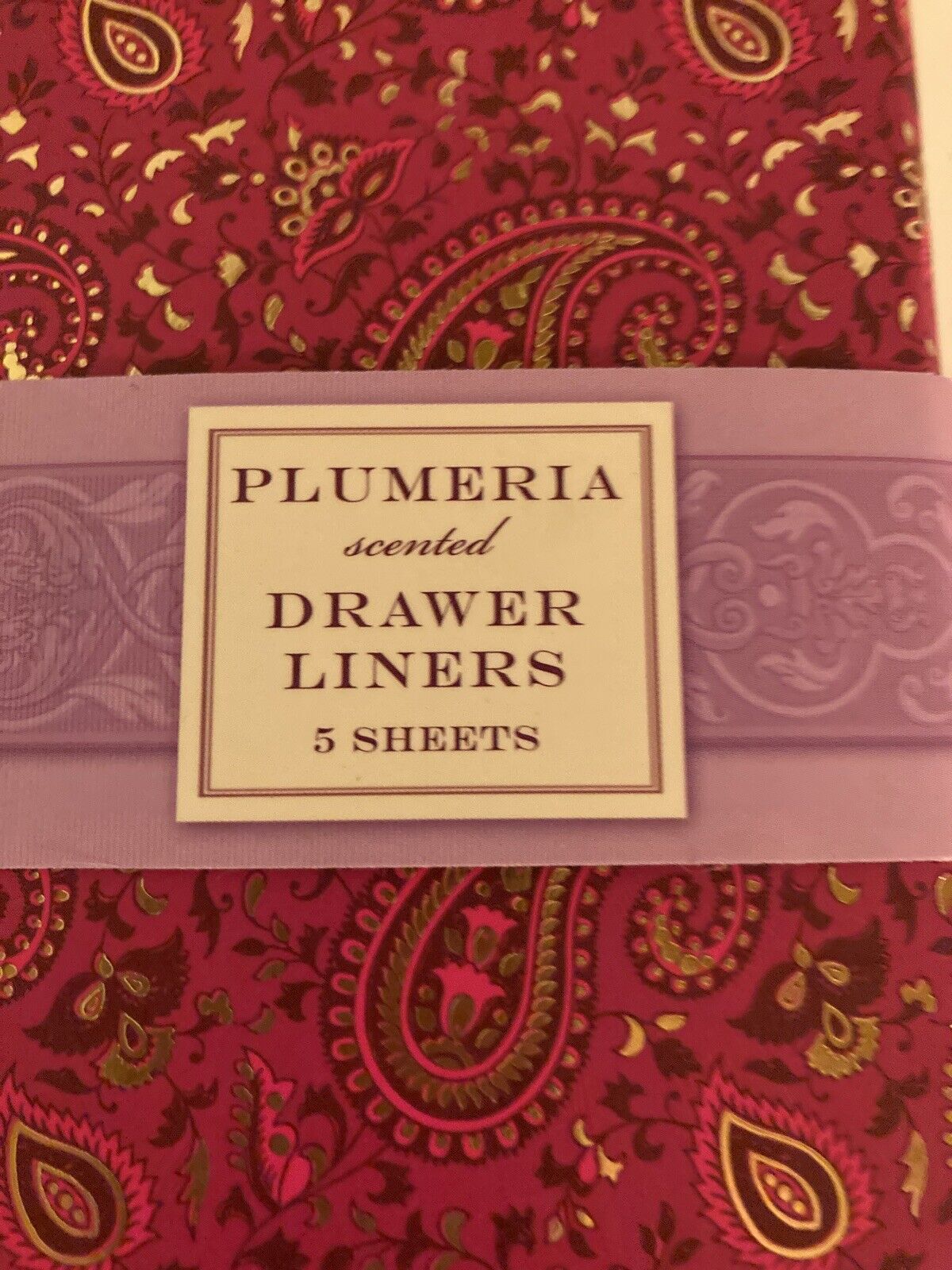 Plumeria Scented Drawer Liners By Punch Studios