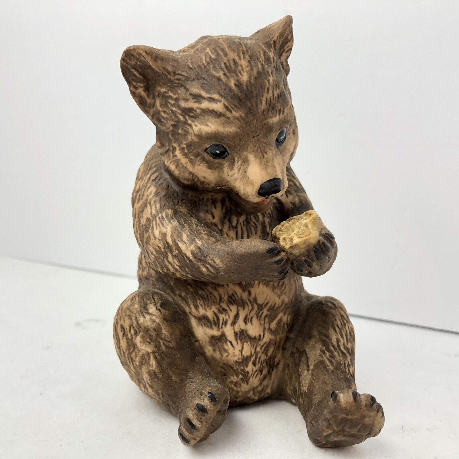 Vintage Babies Of Endangered Species Baxter Teddy Bear Figurine Limited 1984