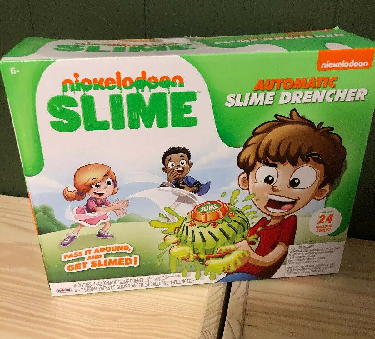 Nickelodeon Slime Automatic Slime Drencher New Open Box