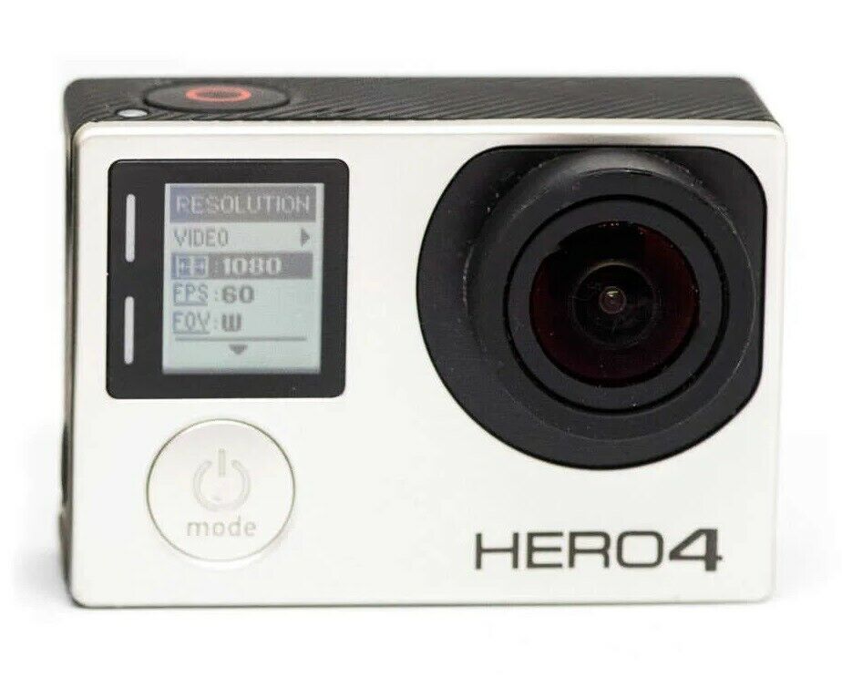 Gopro Hero 4 Black Edition 4k 1080p Camera Camcorder Wi-fi Refurbished Warranty