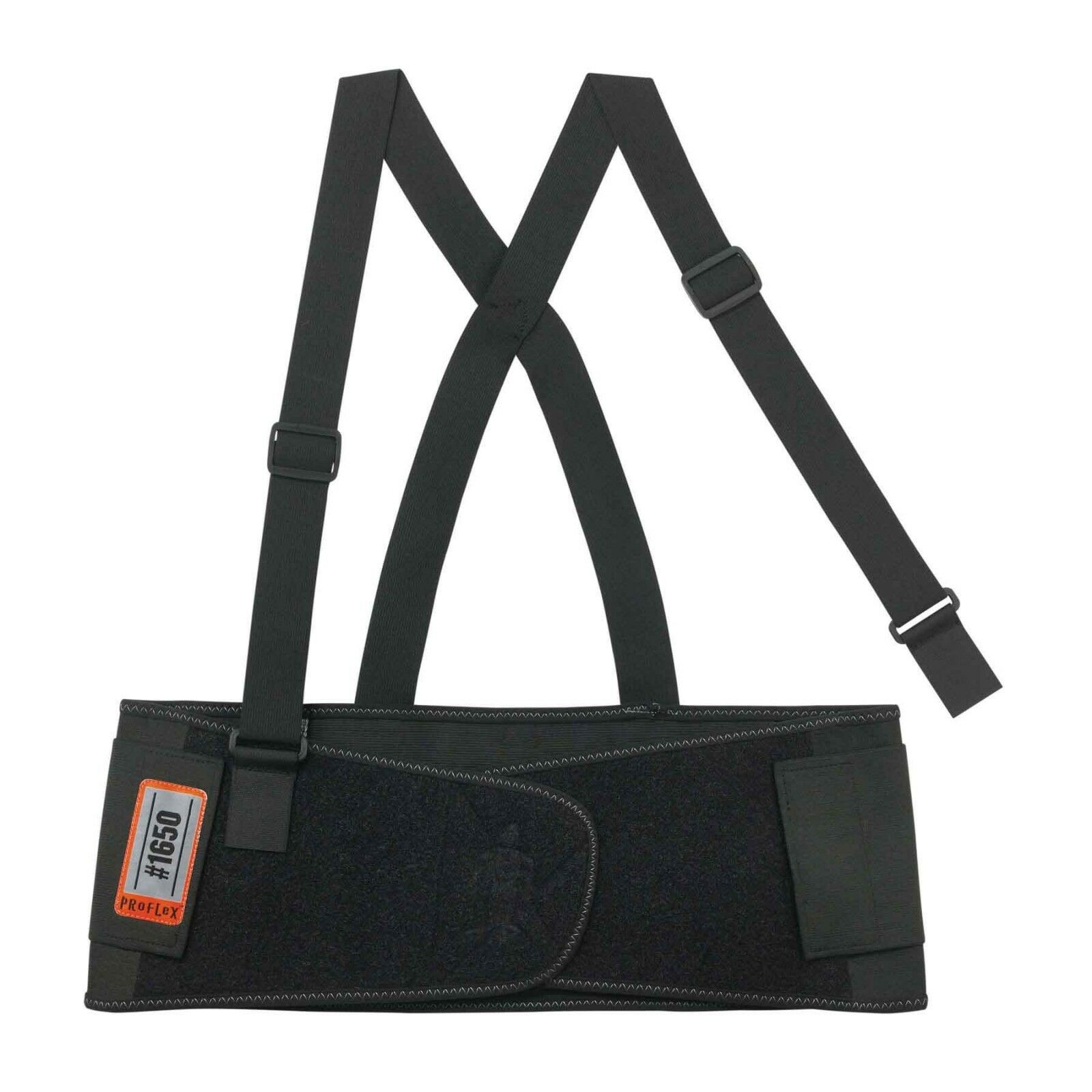 Ergodyne Proflex 1650 Economy Elastic Back Support Belt, Black