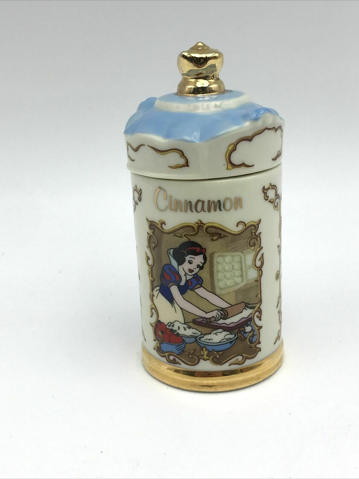 Lenox, Disney Snow White, 1995, Spice Jar Porcelain "cinnamon" Collectible, Mint