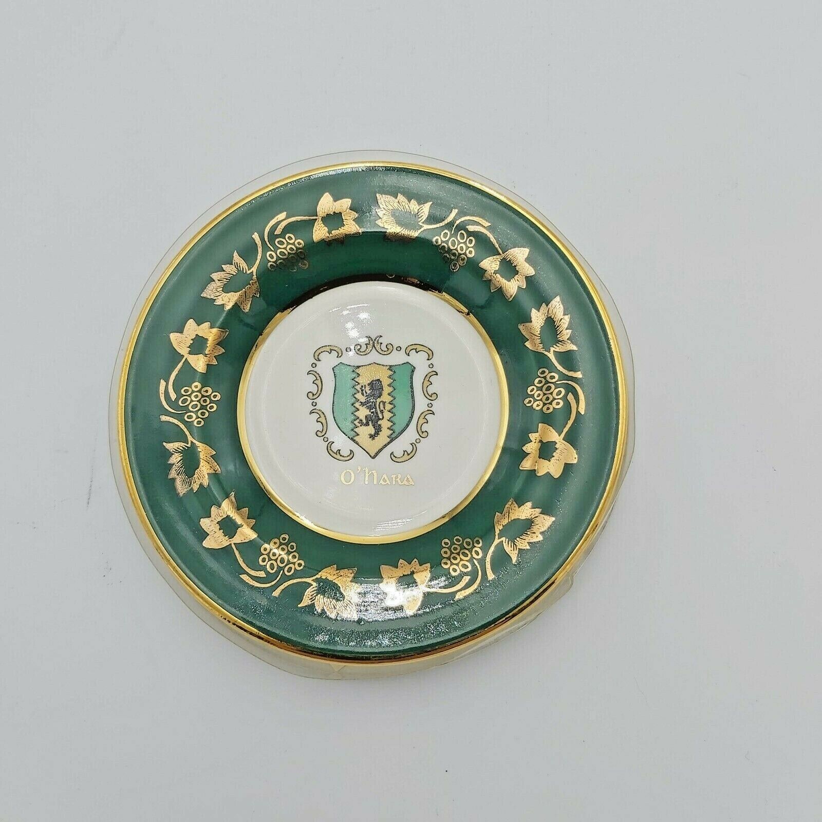 Miniature Wall Plaque - O'hara - From Historic Families Of Ireland - 4" Diameter