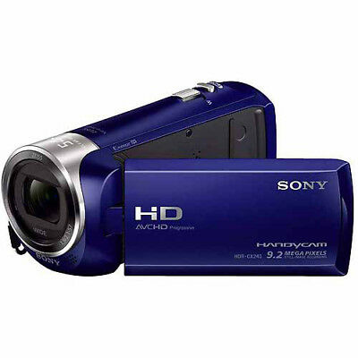 Sony Hdr-cx240/l Video Camera With 2.7-inch Lcd (blue)