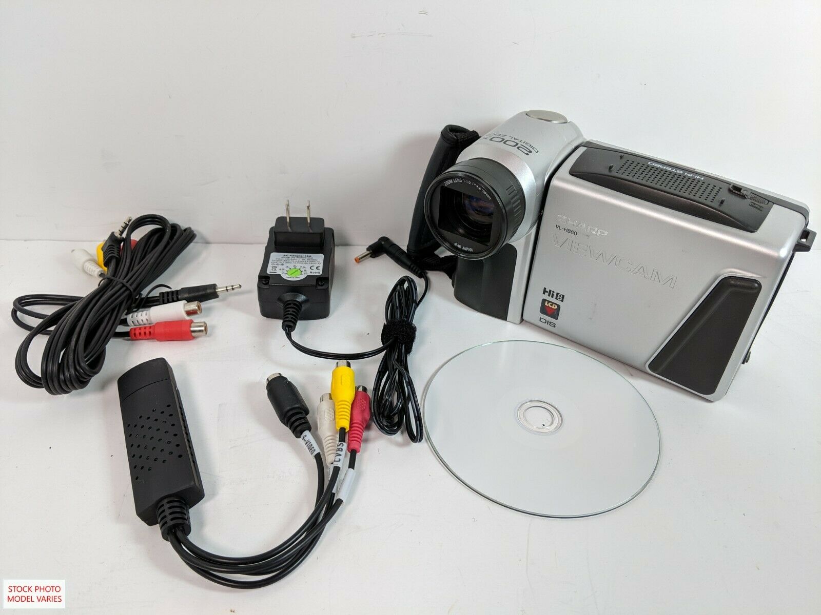 Sharp Viewcam 8mm Hi8 Camcorder For Tape Transfer To Computer Usb Capture Device
