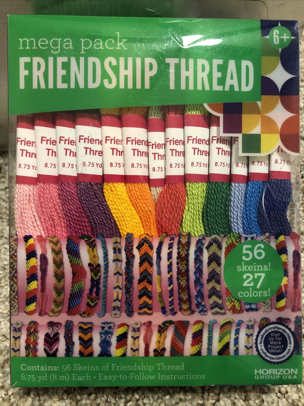 New Friendship Thread Mega Pack 27 Colors 56 Skeins
