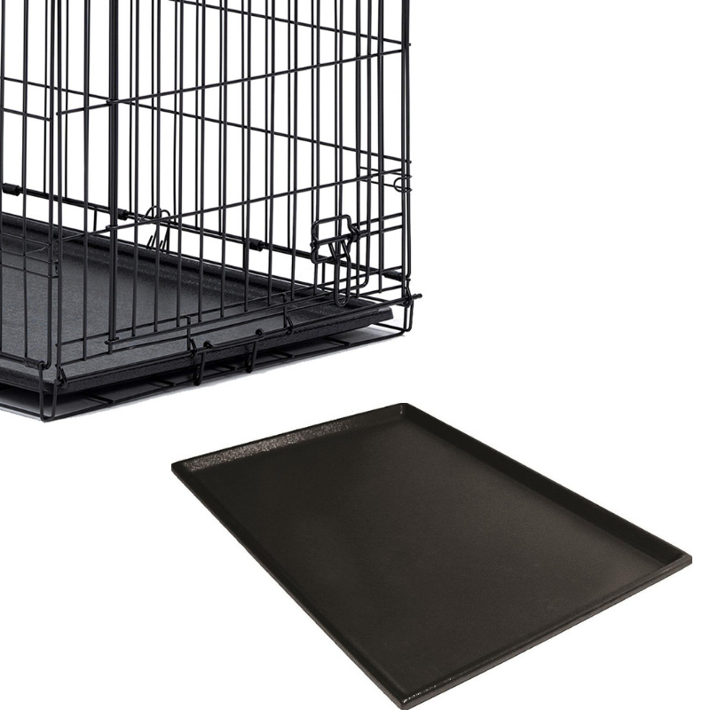 Dog Crate Replacement Pan 48 Inch Plastic Leak Proof Pet Dogs Kennel Floor Tray