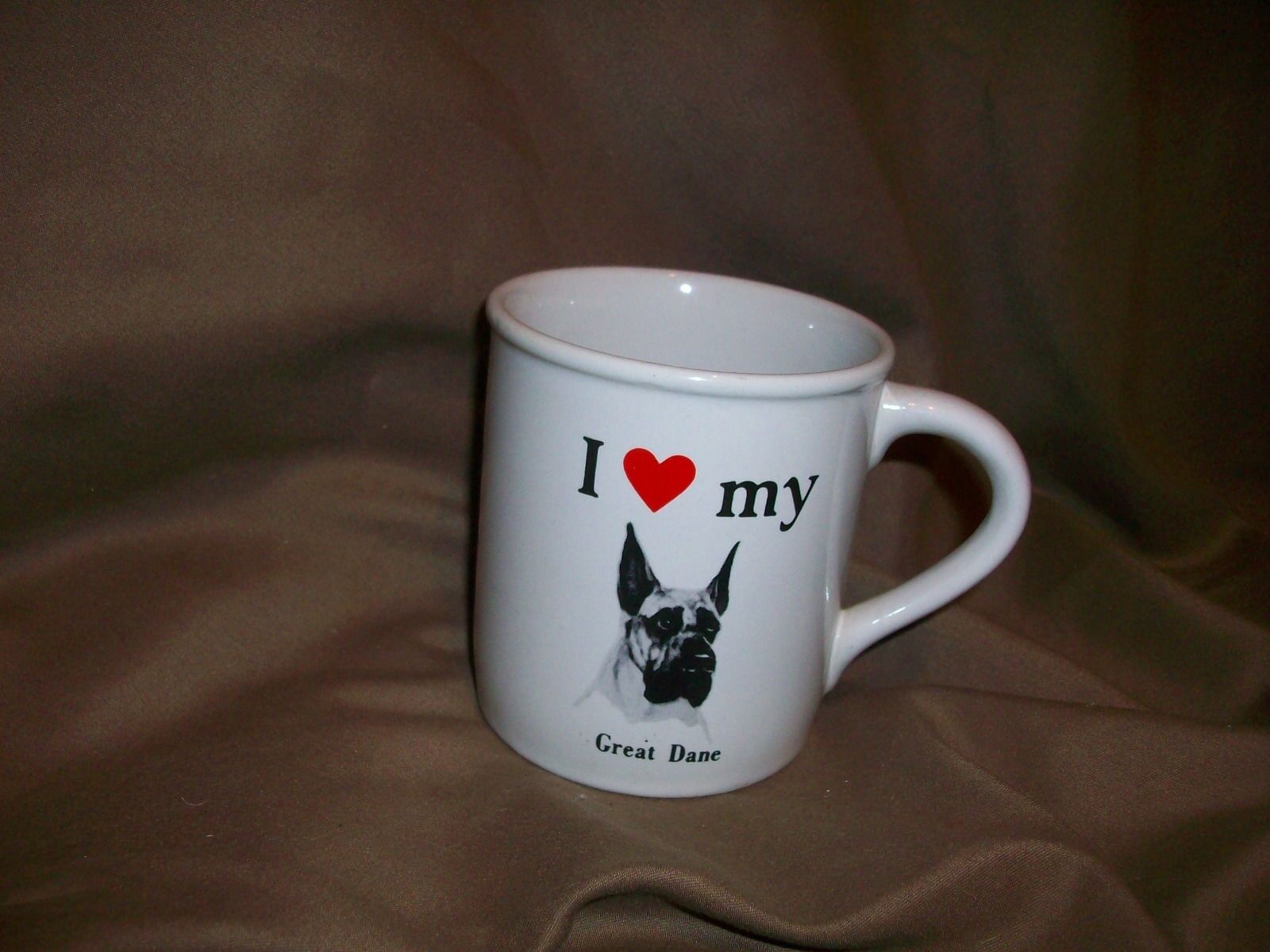 Papel I Love My Great Dane Dog Coffee Mug