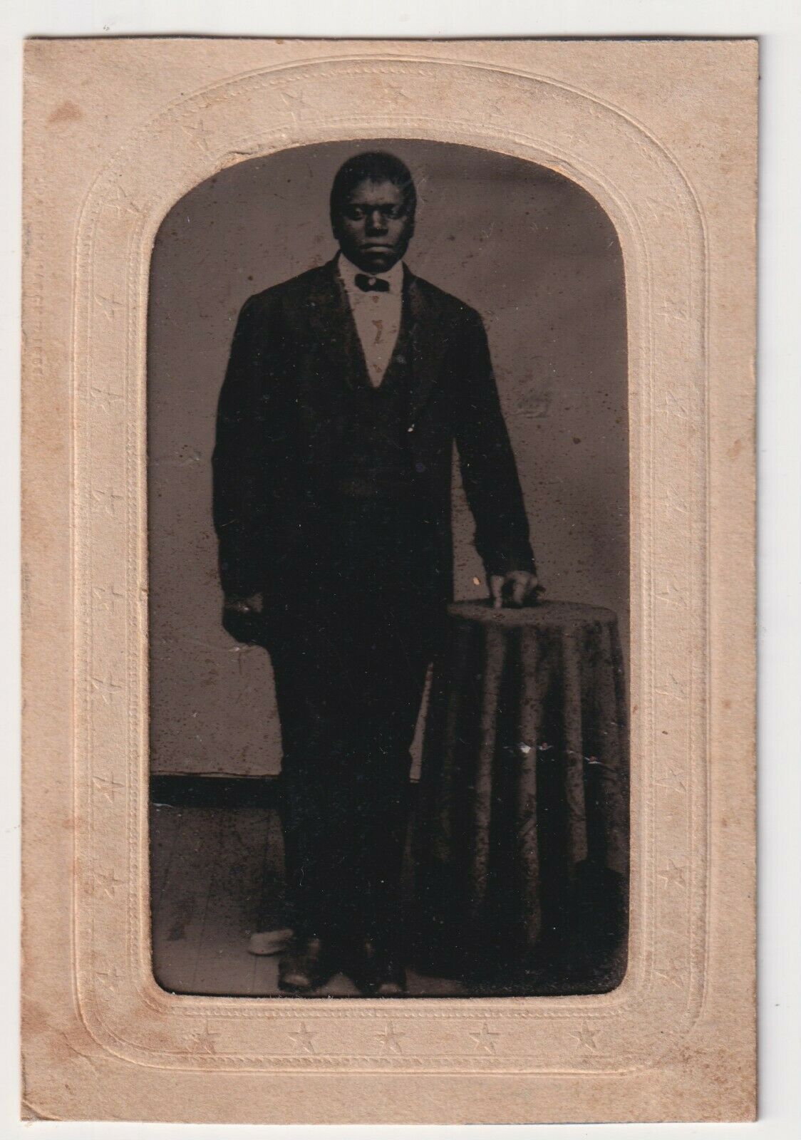 Well-dressed African-american Negro Black Man Ex-slave  Rare 1860s Tintype Photo