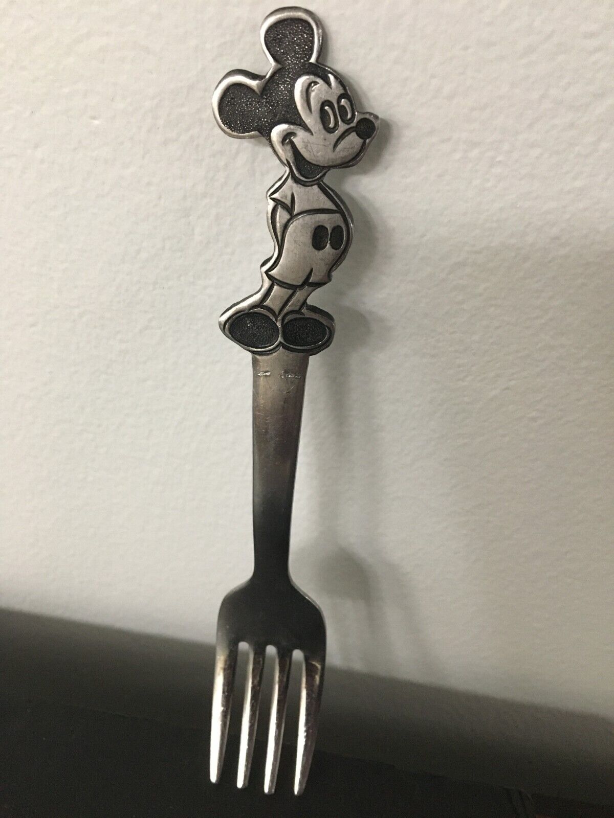 Vintage Walt Disney Mickey Mouse Stainless Steel Child's Fork By Bonny 5.5"