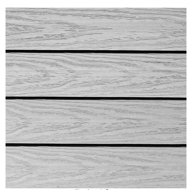 Deck Tile Naturale 1' X 1' Quick Deck Outdoor Composite  Smoke White