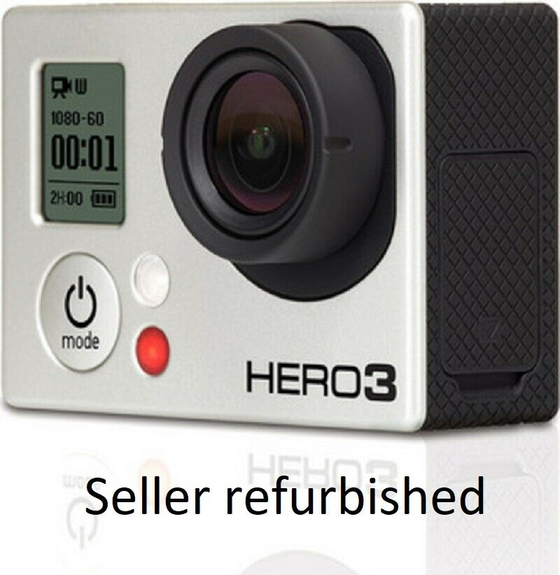 Refurbished Gopro Hero 3 Black 4k 12mp Hd Sport Action Camera Camcorder Wifi Usa