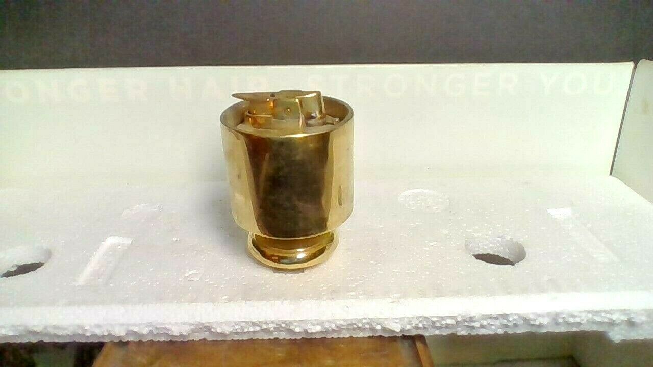 Vintage Brass 1lb Weight Ronson Lighter U.s.a. No Holder