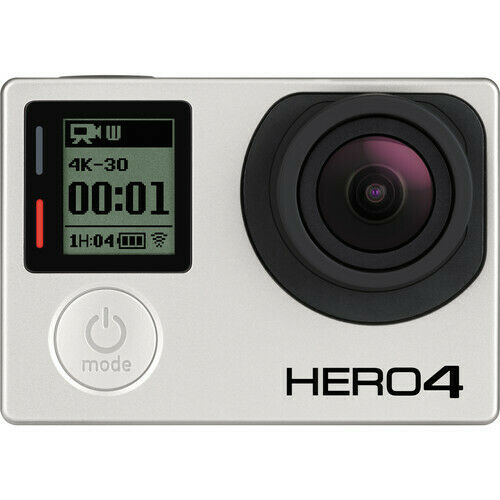 Refurbished Gopro Hero 4 Silver 4k Hd Action Lcd Touch Screen Camera Camcorder