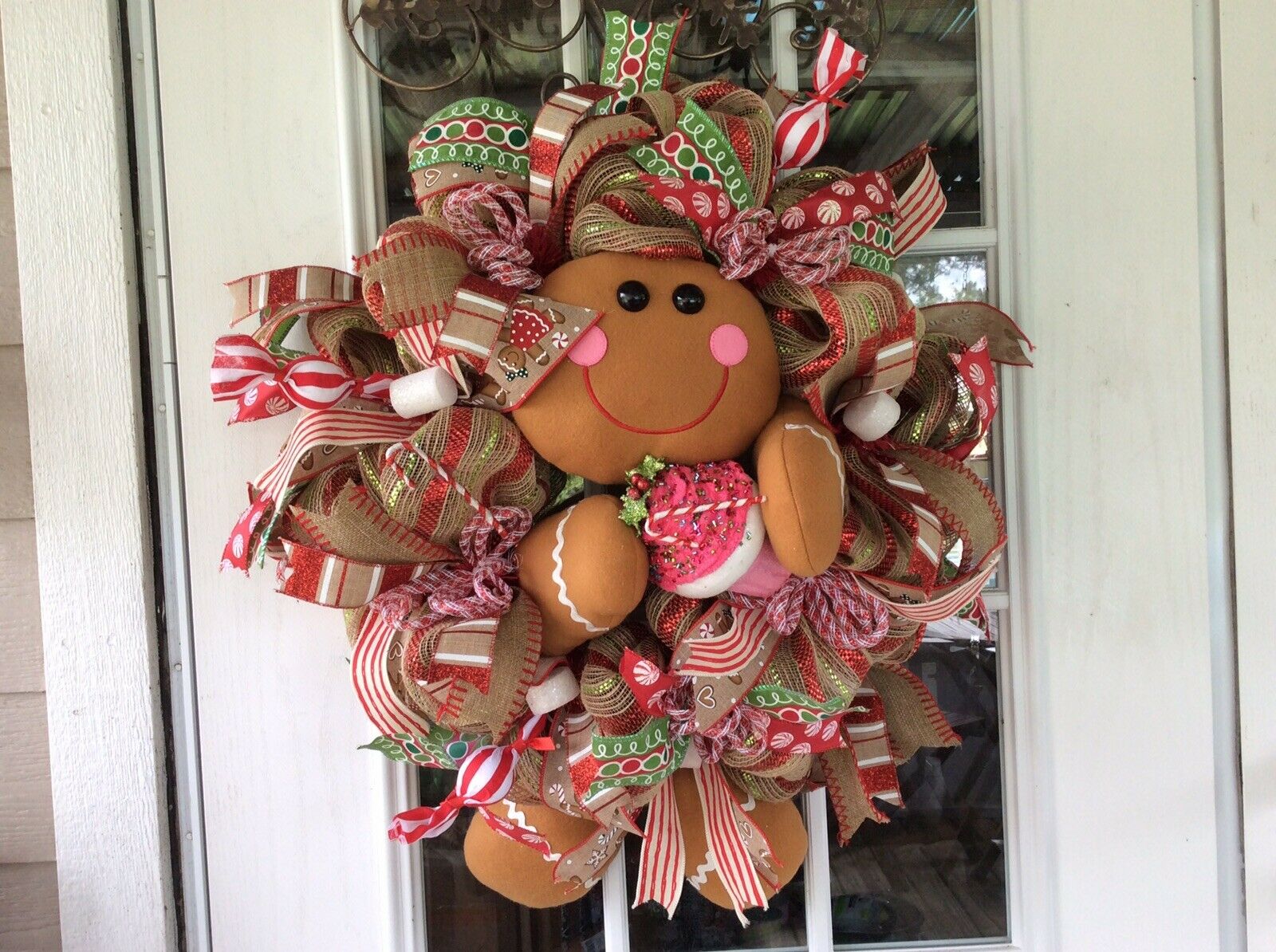 Beautiful Handmade Gingerbread Wreath