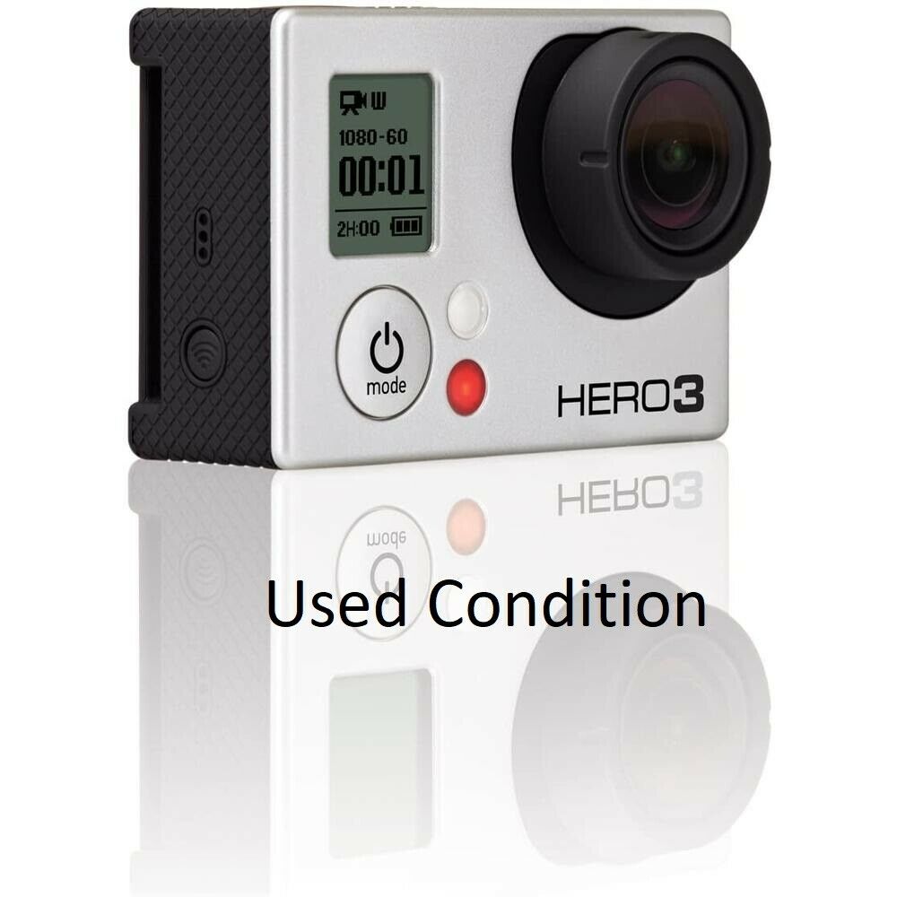 Used Gopro Hero 3 Black 4k 12mp Ultra Hd Sport Action Camera Camcorder Wifi Usa