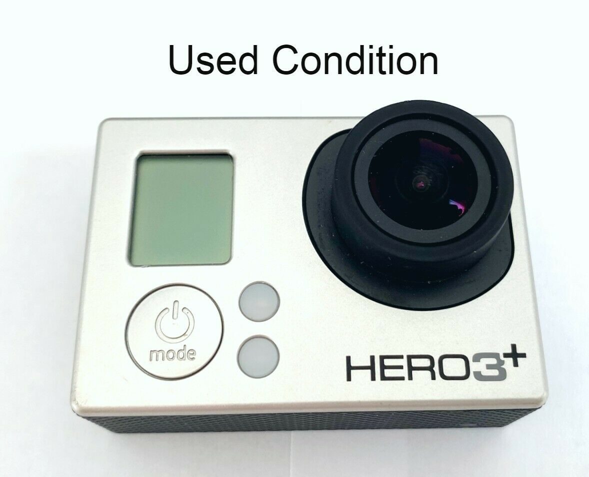Used Gopro Hero 3+ Plus Silver 1080p 10mp Hd Sport Action Camera Camcorder Wifi