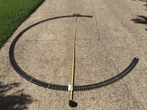 Aristocraft G Scale 9ft Diameter Brass Track - 9 Pieces - Used