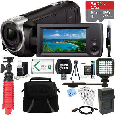 Sony Hdr-cx405/b Full Hd 60p Video Camera Camcorder + 64gb Accessory Bundle