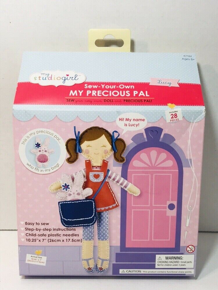My Studiogirl Sew-your-own My Precious Pal Lucy New Ages 8+ Make Your Own Doll