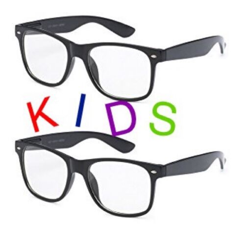 Small Kids Clear Lens Glasses Classic Nerd Hipster Geek Toddler Children Wayfare