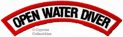 Open Water Diver Chevron - Scuba Diving Iron-on Patch Embroidered Applique