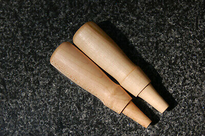 Two Socket Chisel Handles Made Of Maple Hardwood Two Sizes