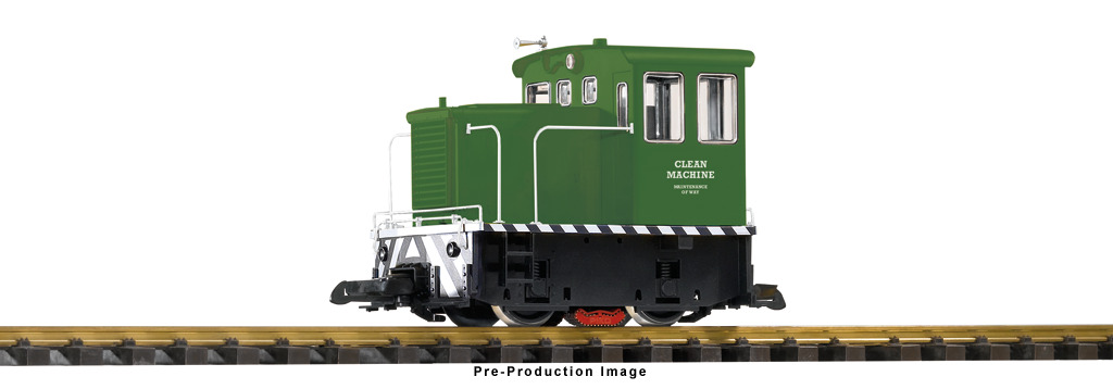 38508 Clean Machine Green Track Cleaning Locomotive (g-scale)