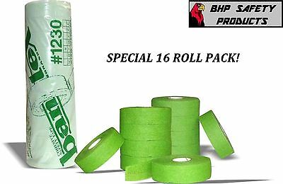 Bantex Cohesive Gauze Safety Finger Tape Green 3/4" X 30 Yd. #1230 (16 Roll Pk)