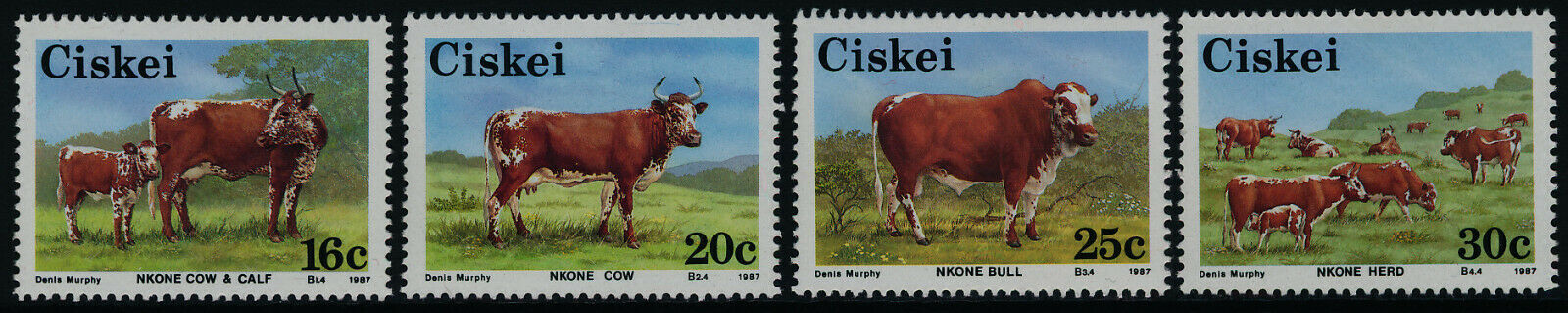 Ciskei 106-9 Mnh Nkone Cattle