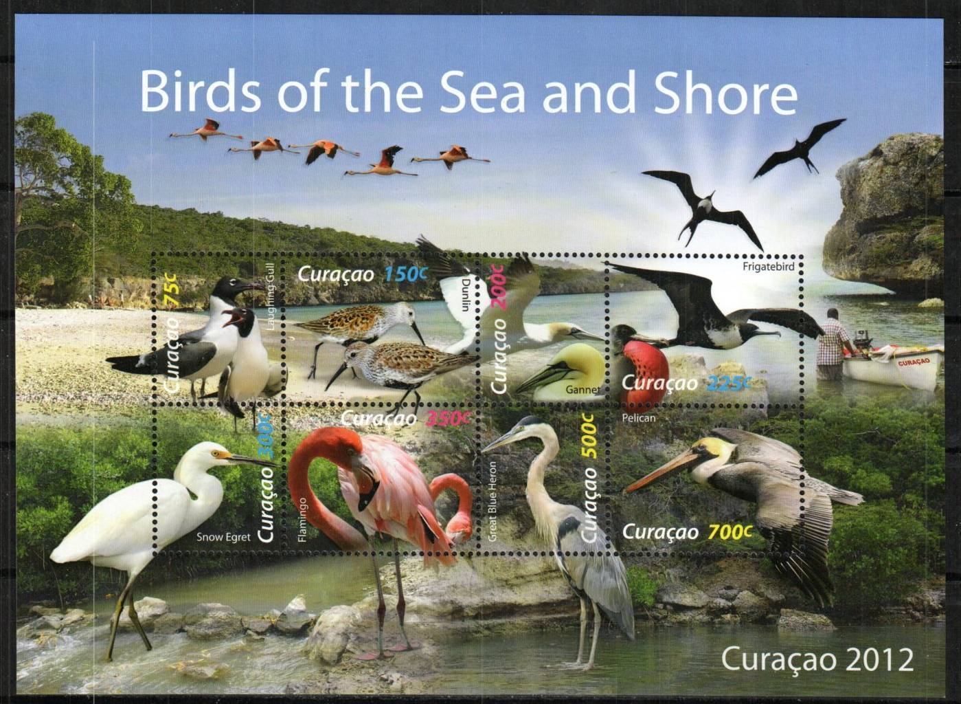 Curacao Stamp 72  - Birds Of The Sea And Shore