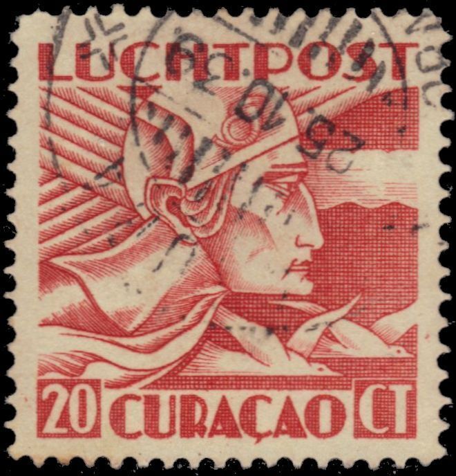 Netherlands Antilles C6 - Allegory Of Flight "airmail" (pa89543)