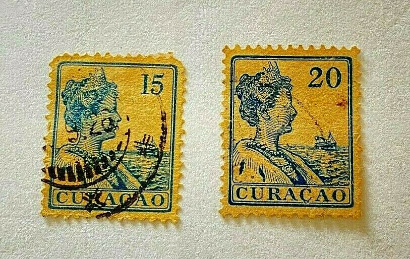 Curacao #63,64   Used Stamp   Scu888bb